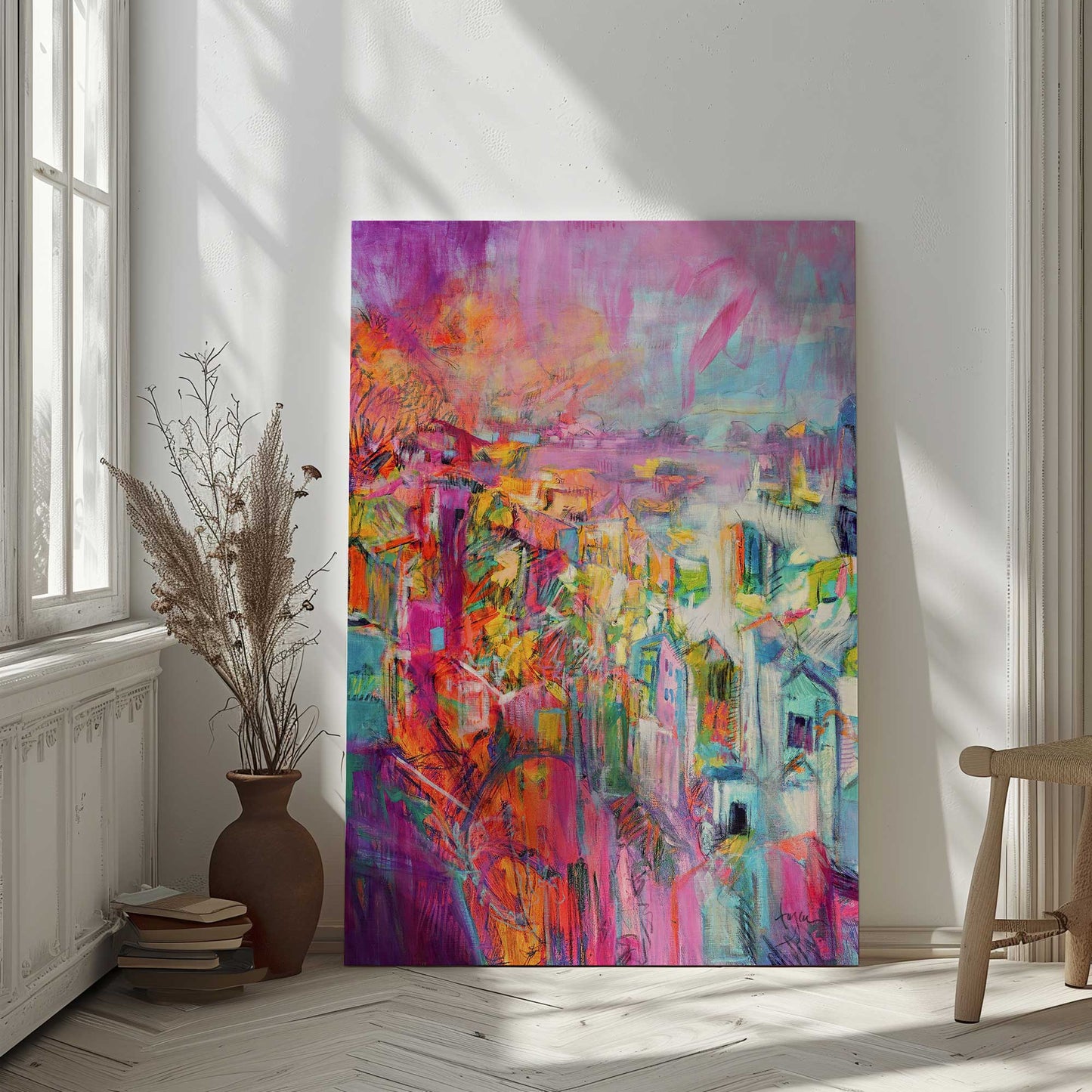 Picture of art in a room