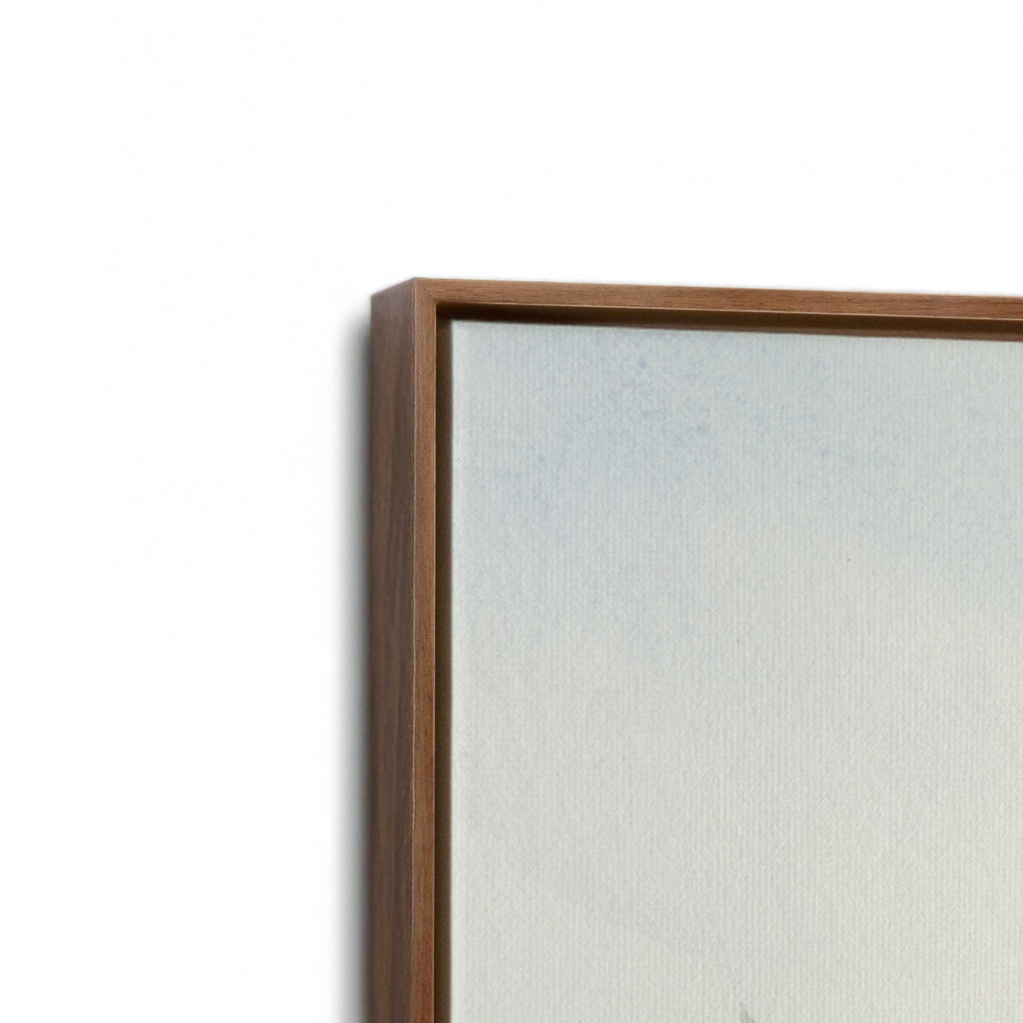 [Color:Walnut], Picture of art in a Walnut frame at an angle