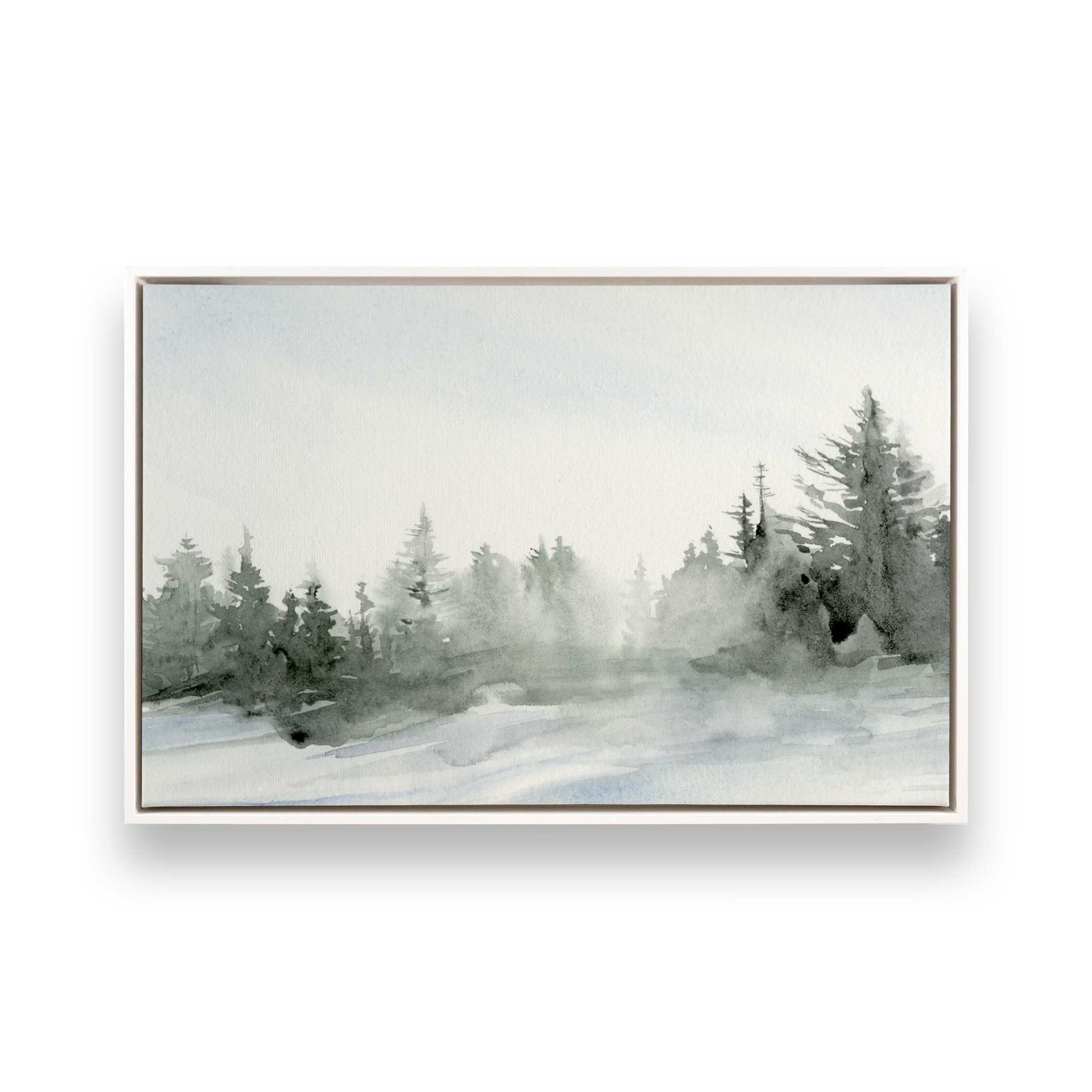 [Color:Opaque White], Picture of art in a White frame