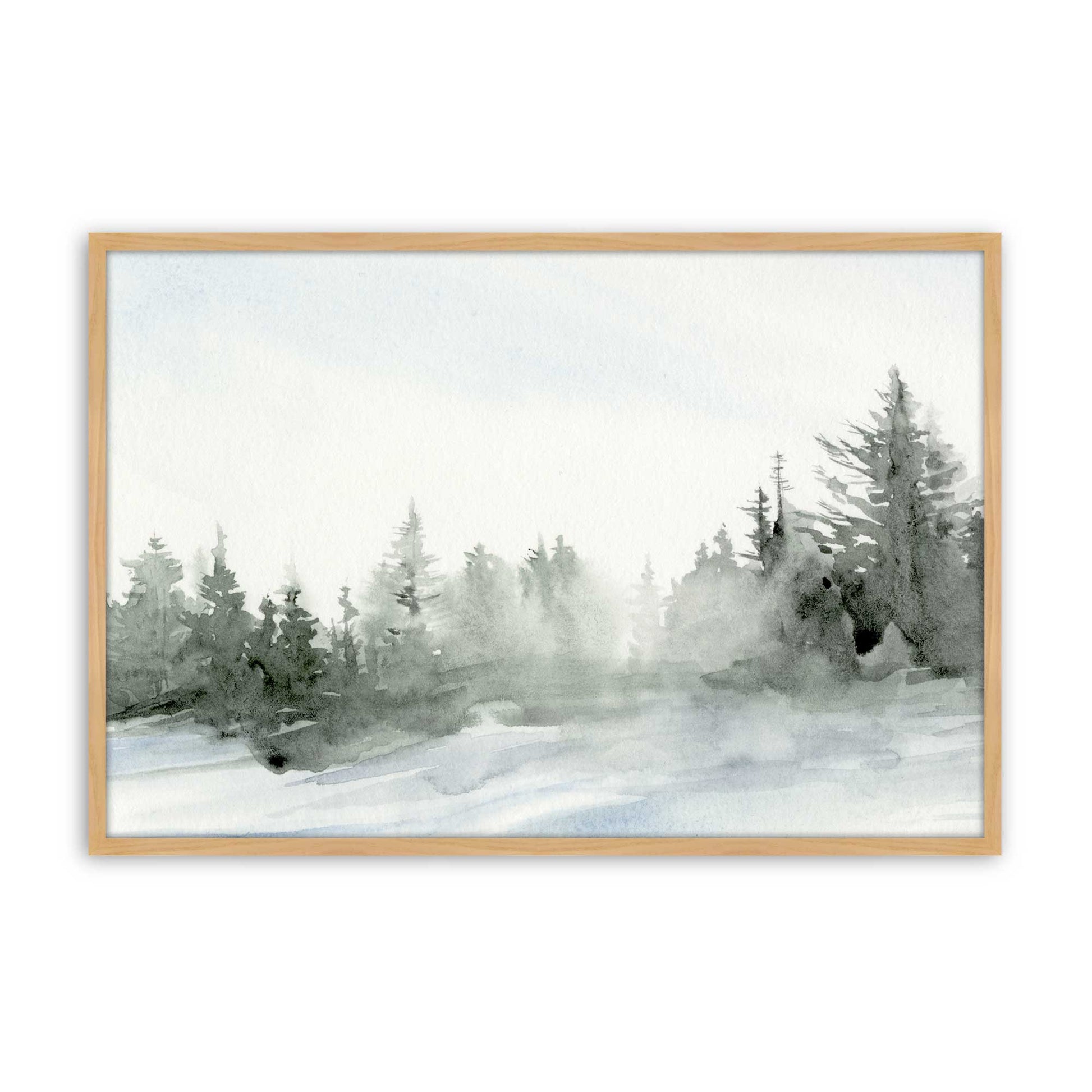 [Color:American Maple], Picture of art in a American Maple frame