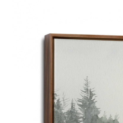 [Color:Walnut], Picture of art in a Walnut frame at an angle