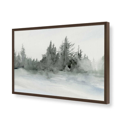 [Color:Brown], Picture of art in a Brown frame of the corner