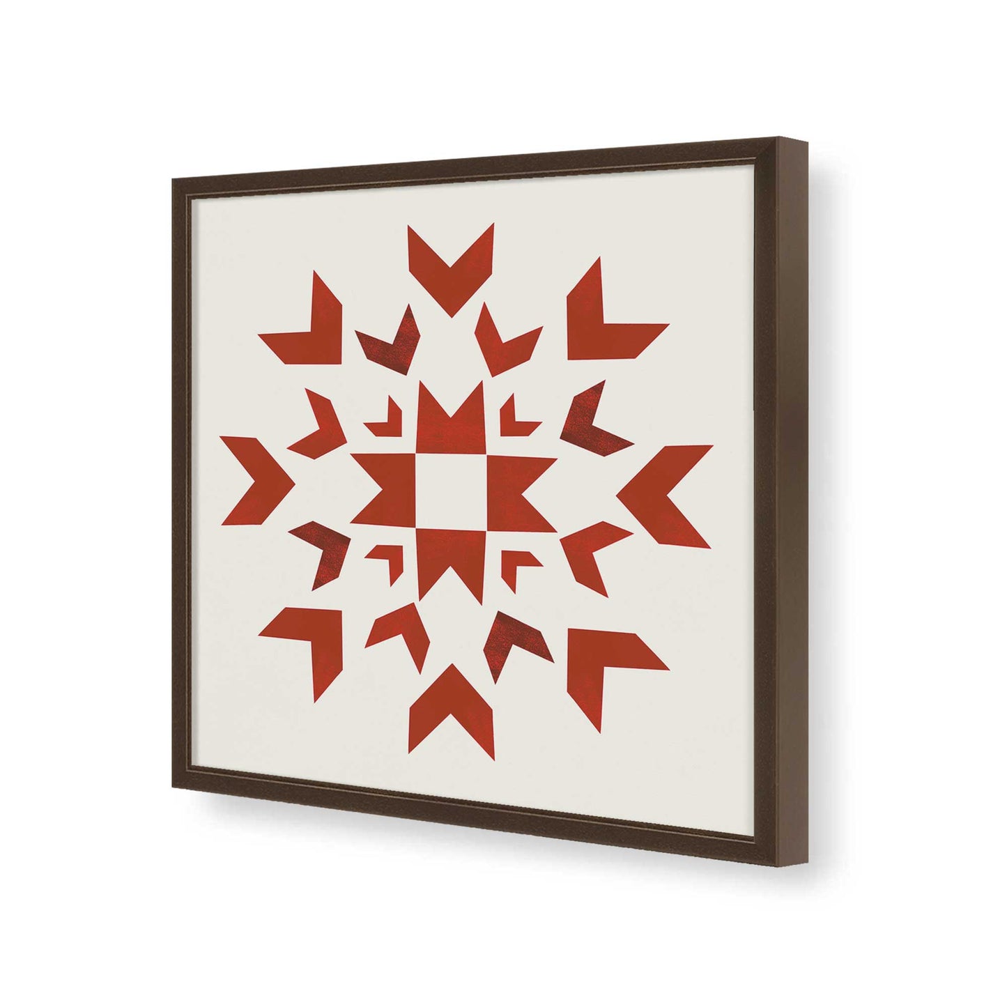 [Color:Espresso], Picture of art in a Espresso frame of the corner