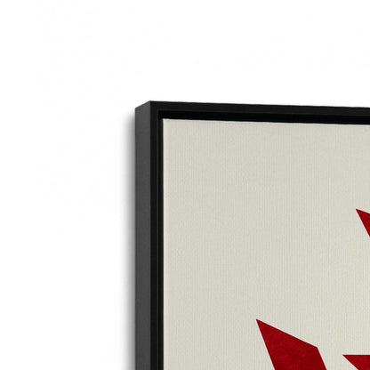 [Color:Satin Black], Picture of art in a Satin Black frame at an angle