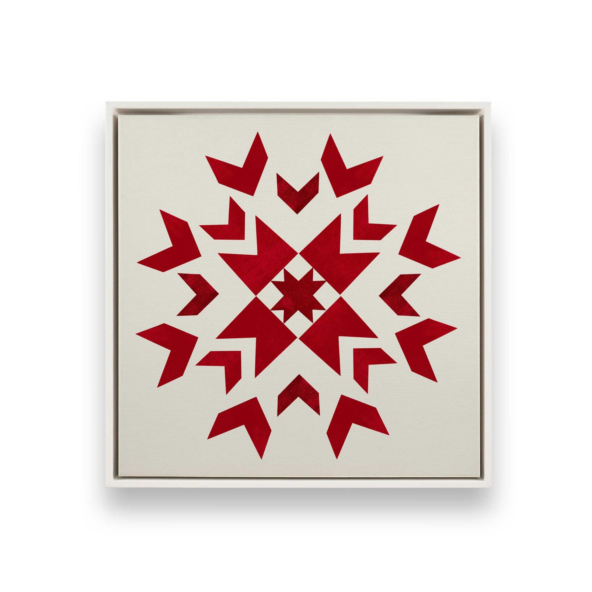 [Color:Opaque White], Picture of art in a White frame