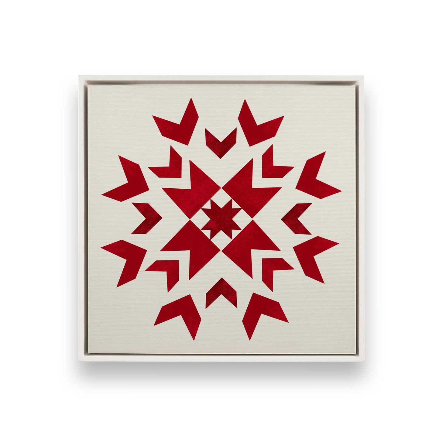 [Color:Opaque White], Picture of art in a White frame