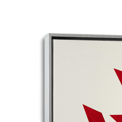 [Color:Polished Chrome], Picture of art in a Polished Chrome frame at an angle