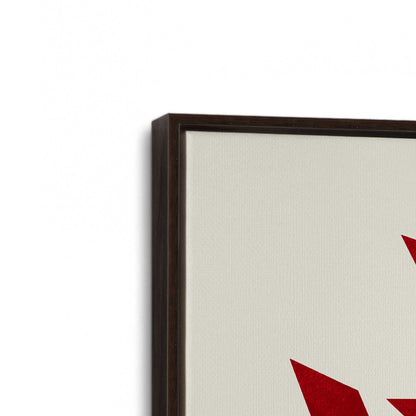 [Color:Espresso], Picture of art in a Espresso frame at an angle