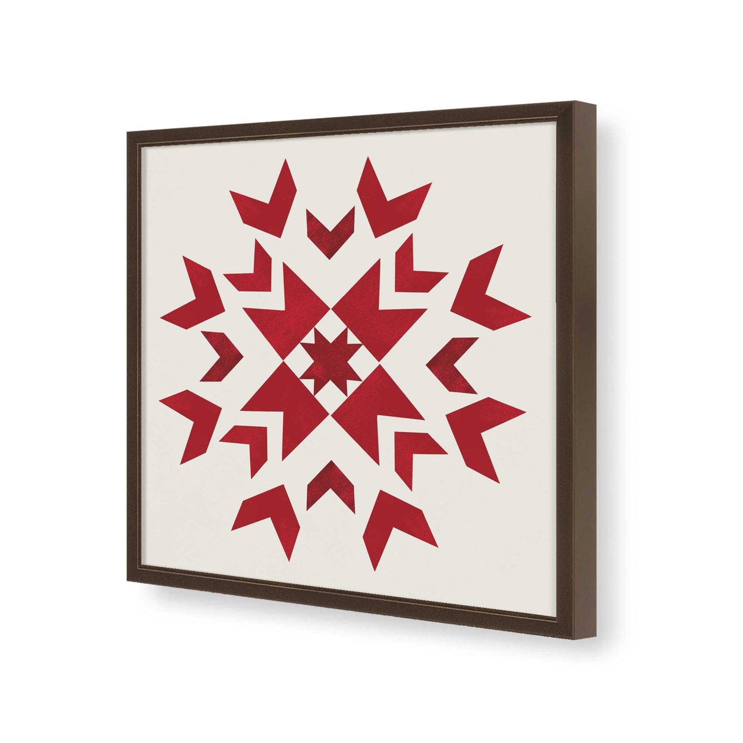 [Color:Espresso], Picture of art in a Espresso frame of the corner