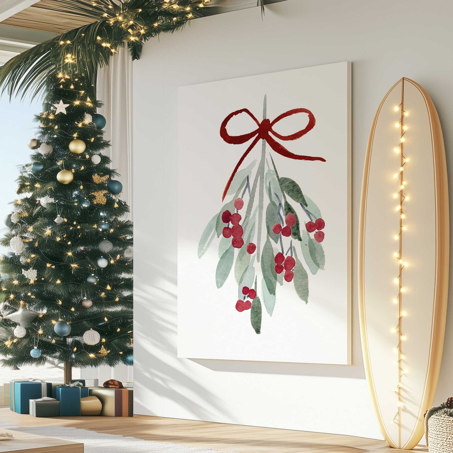 Picture of art in a room