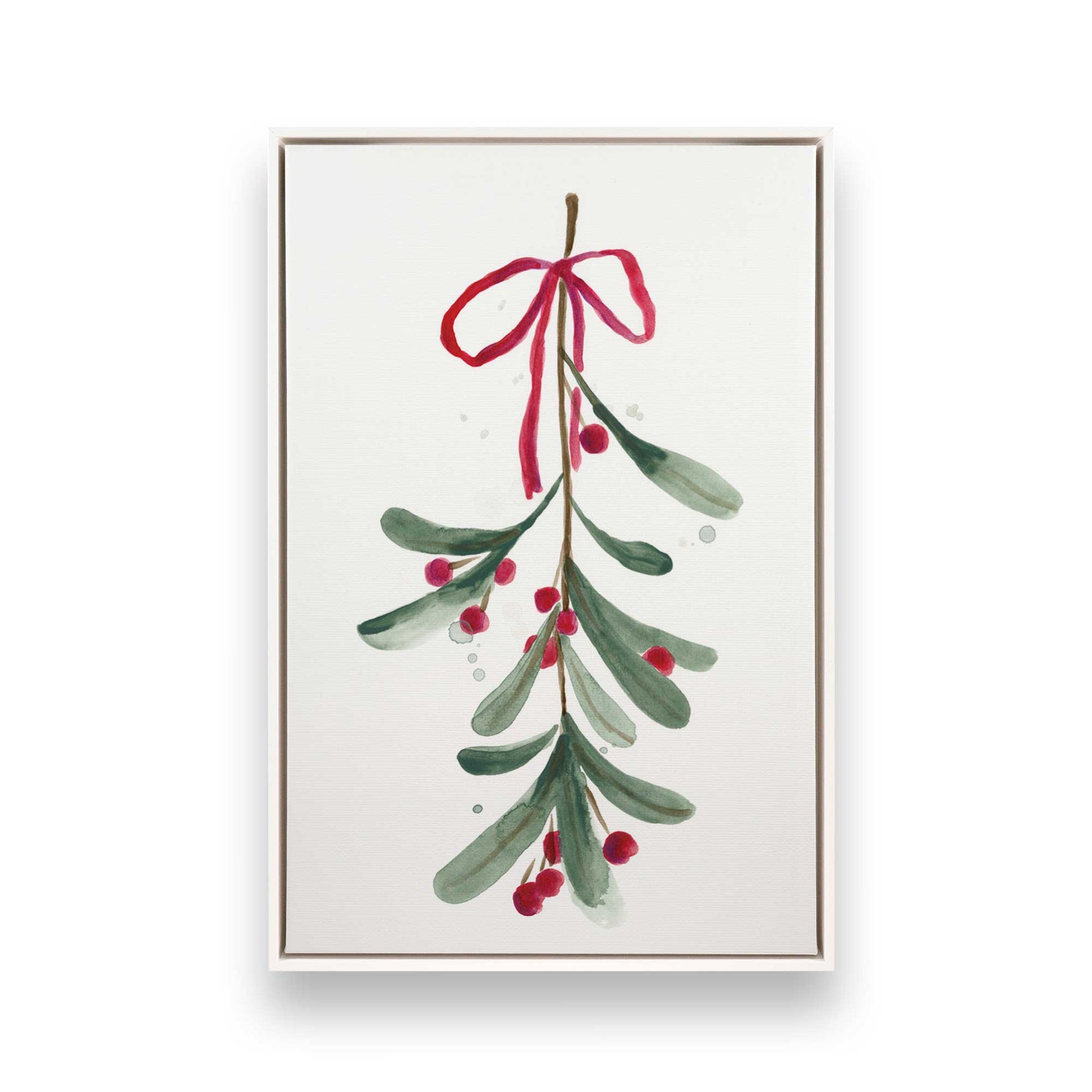 [Color:Opaque White], Picture of art in a White frame