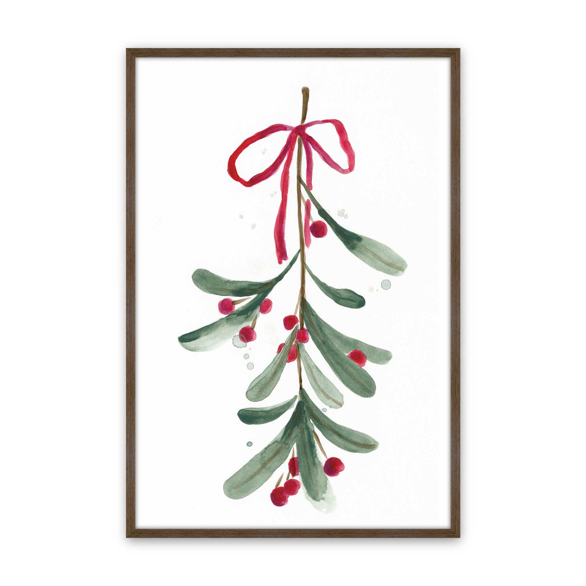 Holiday Sprig, Set of 4 Paper Prints