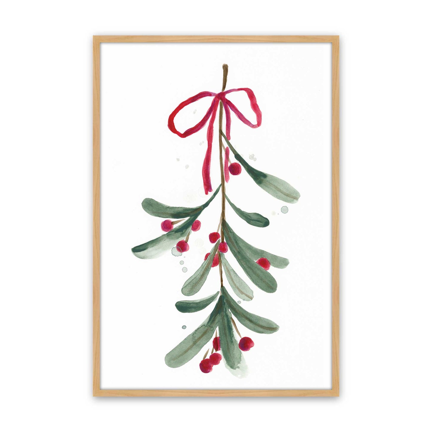 Holiday Sprig, Set of 4 Paper Prints