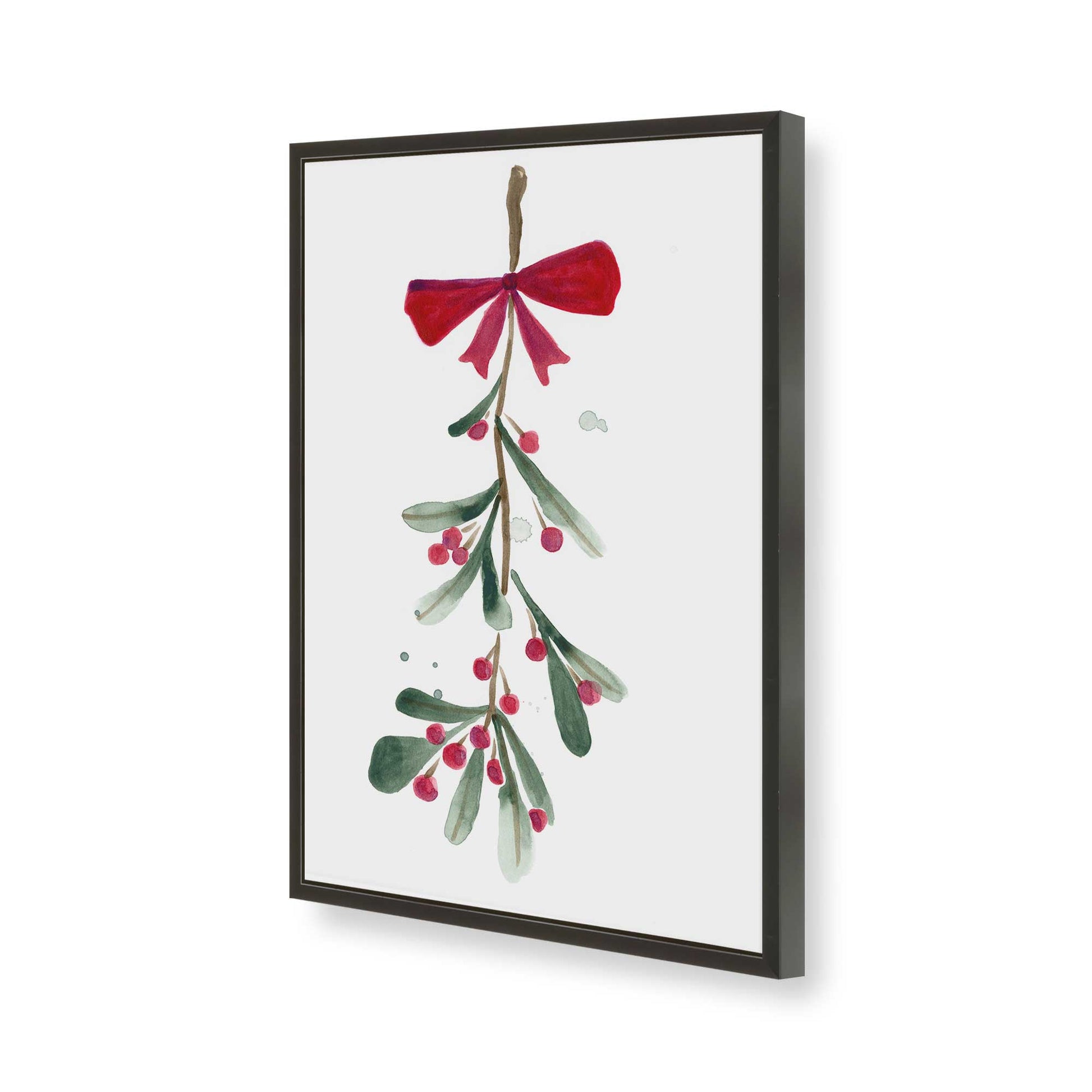 [Color:Satin Black], Picture of art in a Satin Black frame of the corner