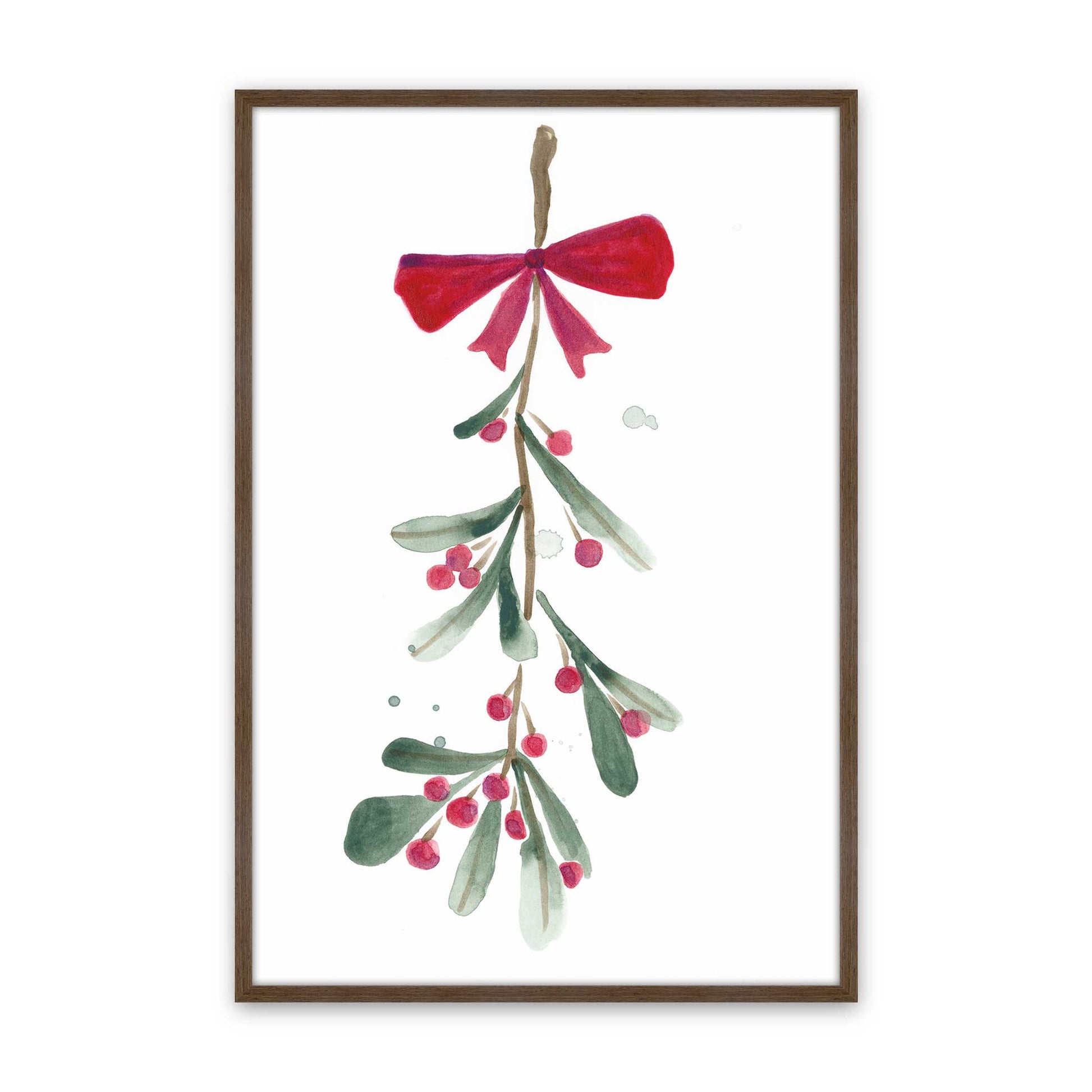 [Color:Walnut], Picture of art in a Walnut frame