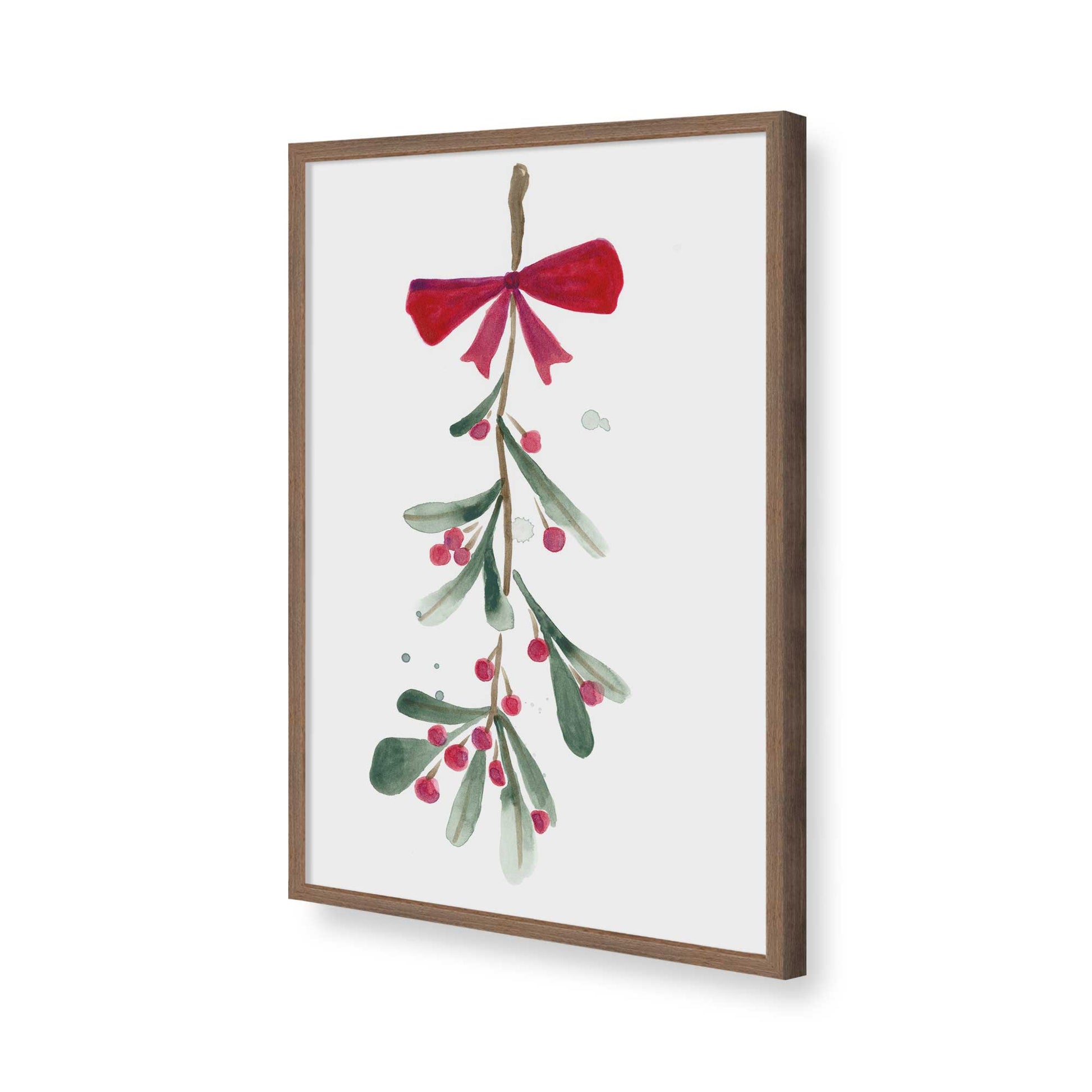 [Color:Walnut], Picture of art in a Walnut frame of the corner