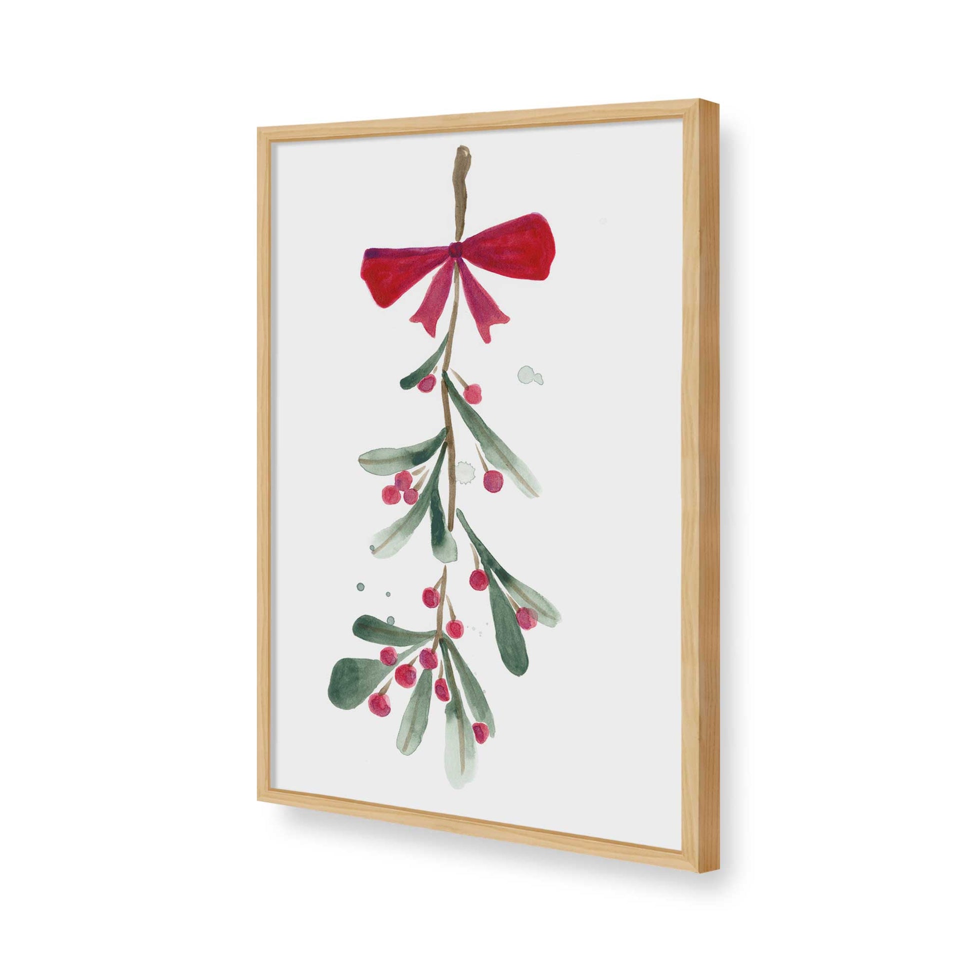 [Color:American Maple], Picture of art in a American Maple frame of the corner