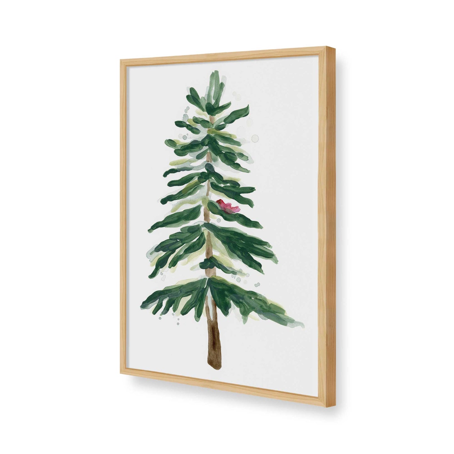 [Color:American Maple], Picture of art in a American Maple frame of the corner