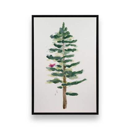 [Color:Satin Black], Picture of art in a Satin Black frame