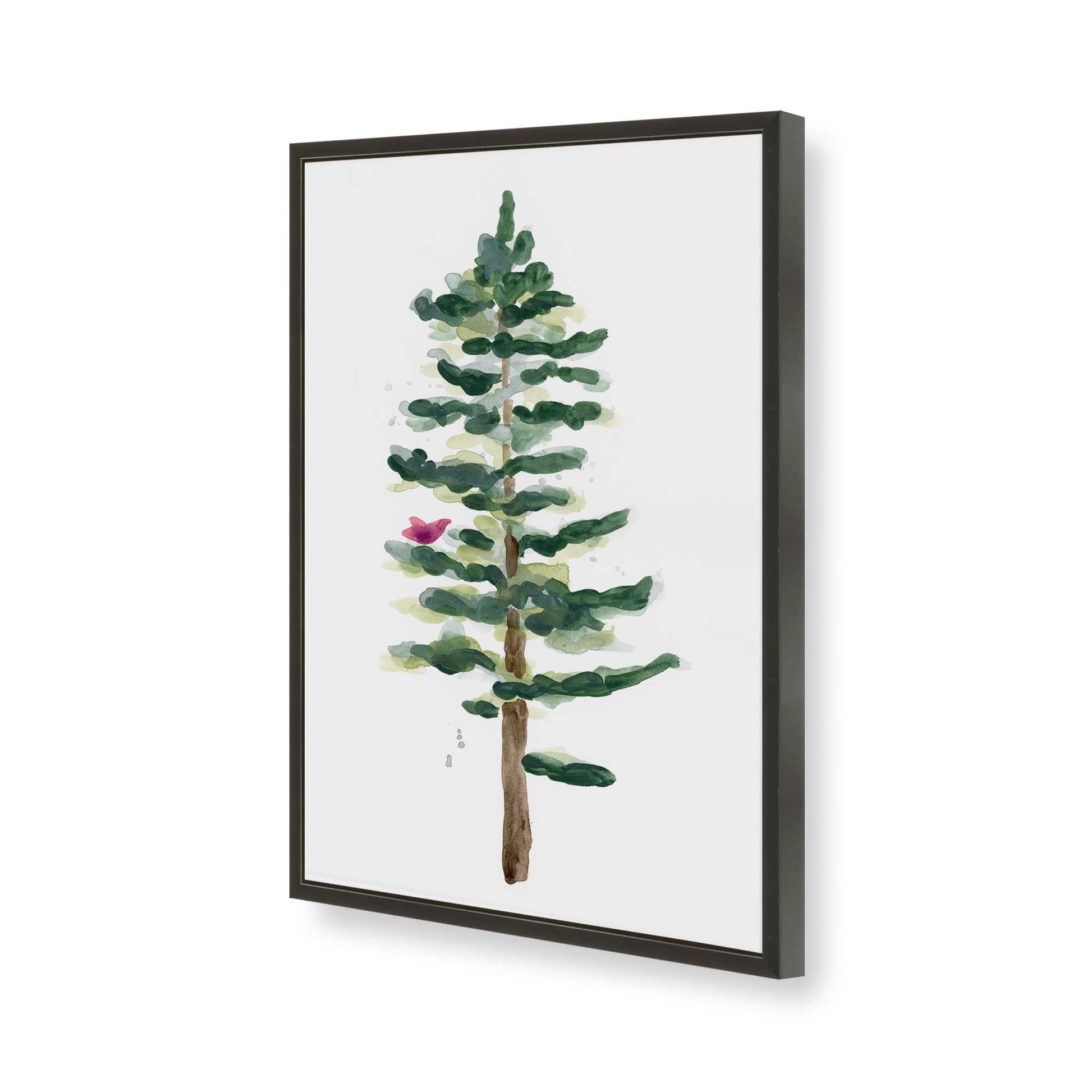 [Color:Satin Black], Picture of art in a Satin Black frame of the corner