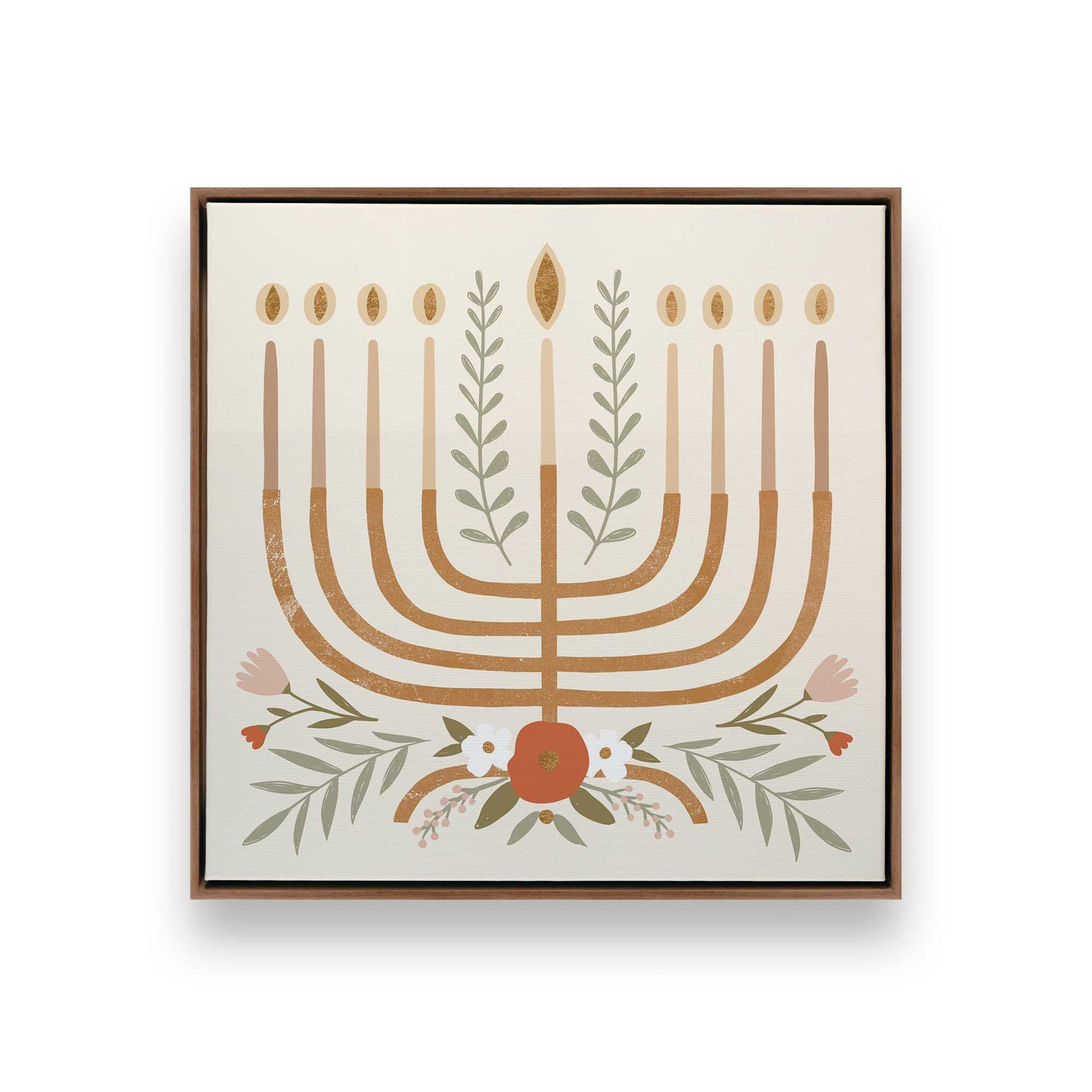 [Color:Walnut], Picture of art in a Walnut frame