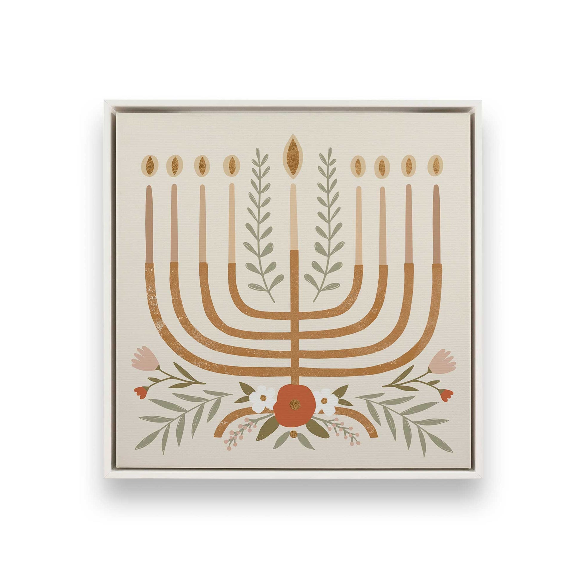 [Color:Opaque White], Picture of art in a White frame