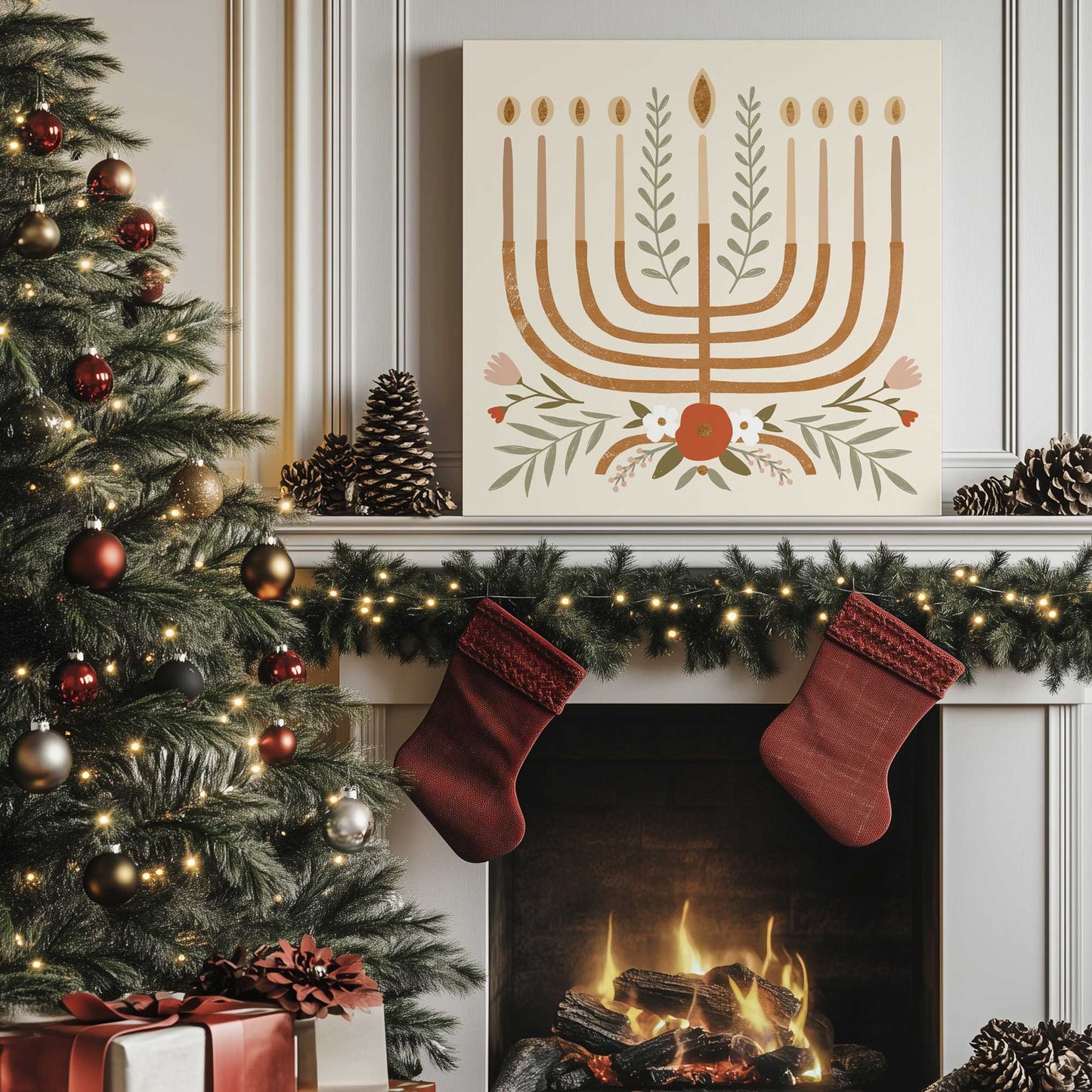 Picture of art in a room