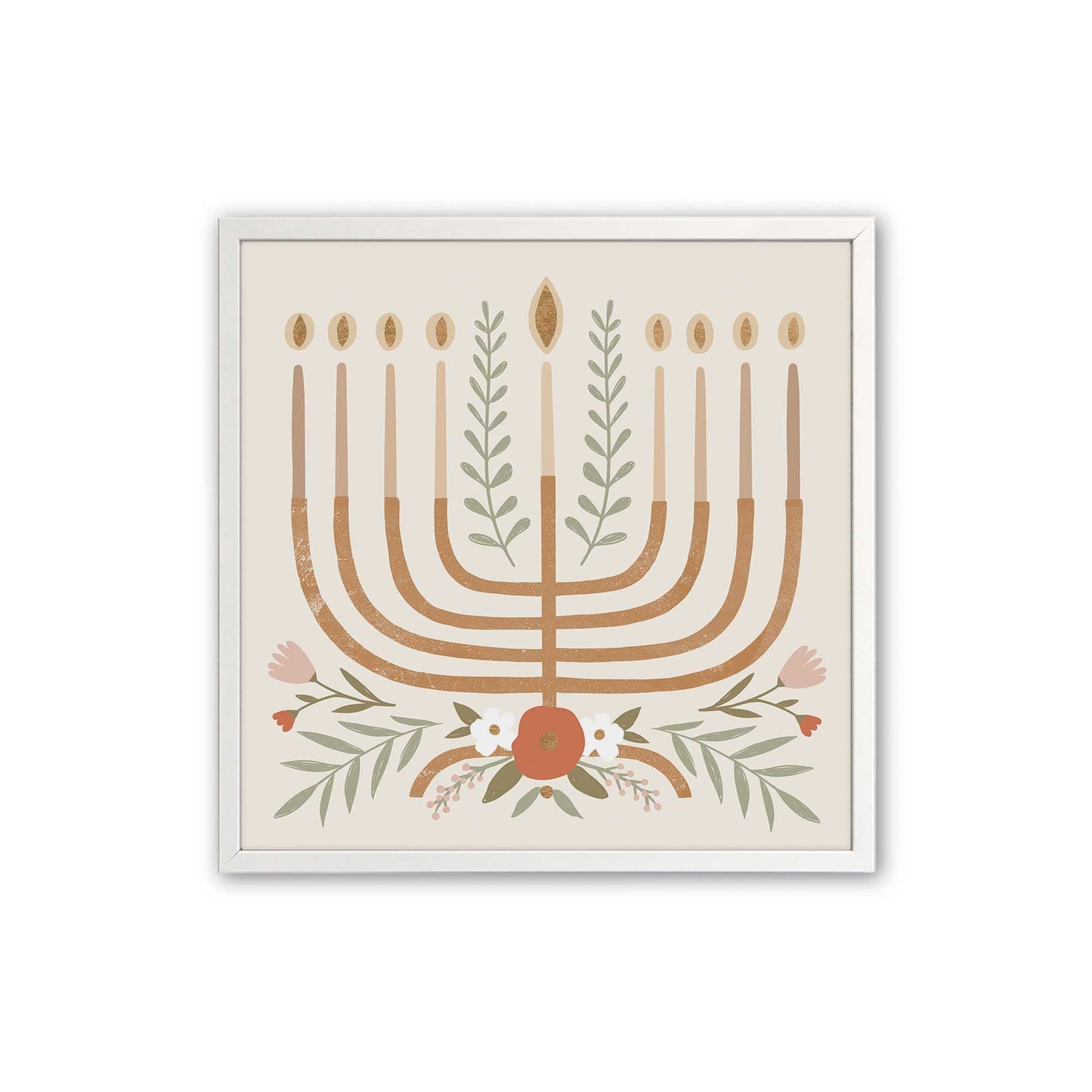 [Color:Opaque White], Picture of art in a Opaque White frame