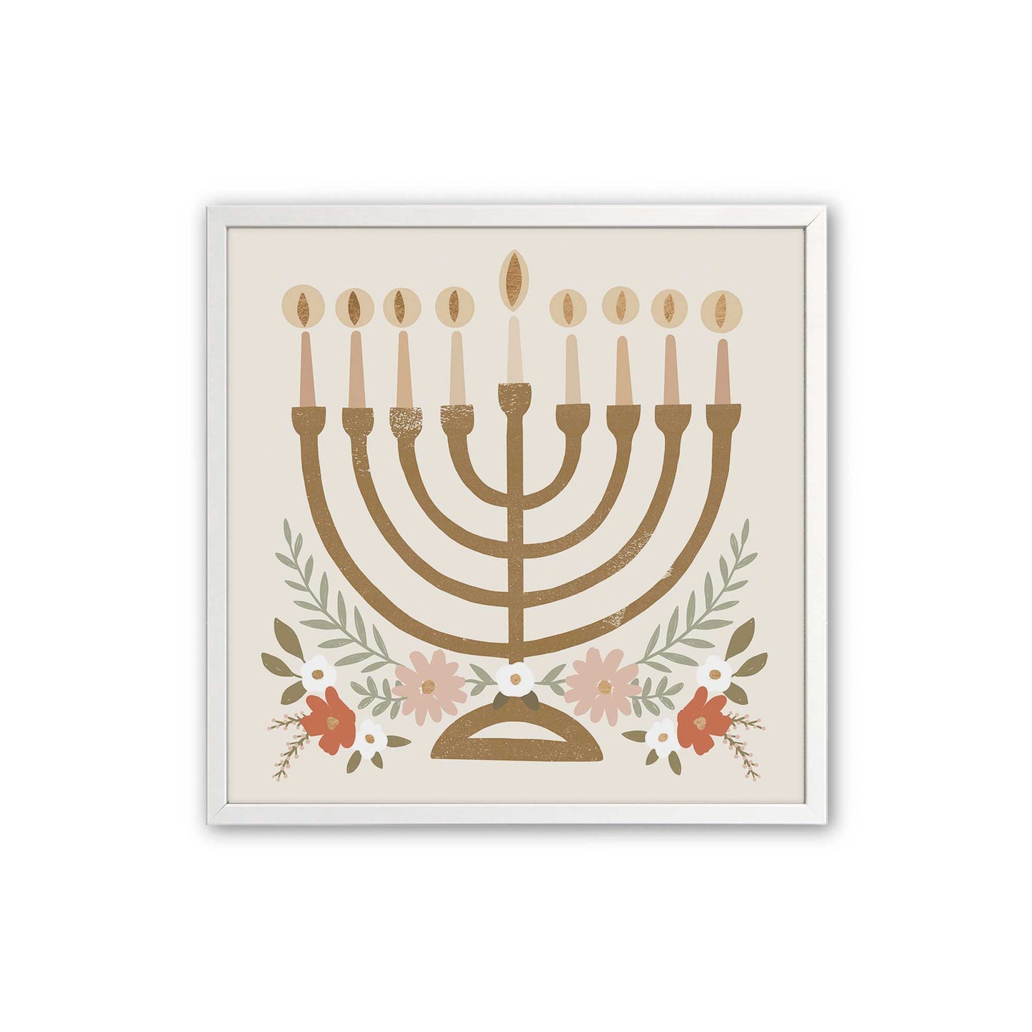 [Color:Opaque White], Picture of art in a Opaque White frame