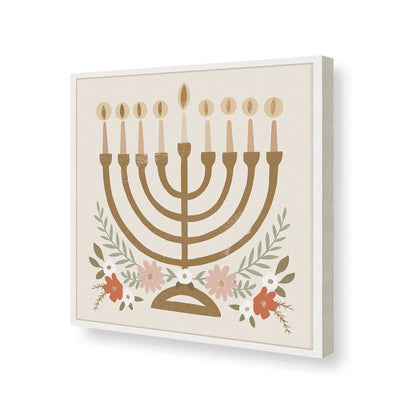 [Color:Opaque White], Picture of art in a Opaque White frame of the corner