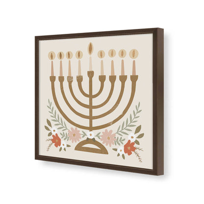 [Color:Espresso], Picture of art in a Espresso frame of the corner