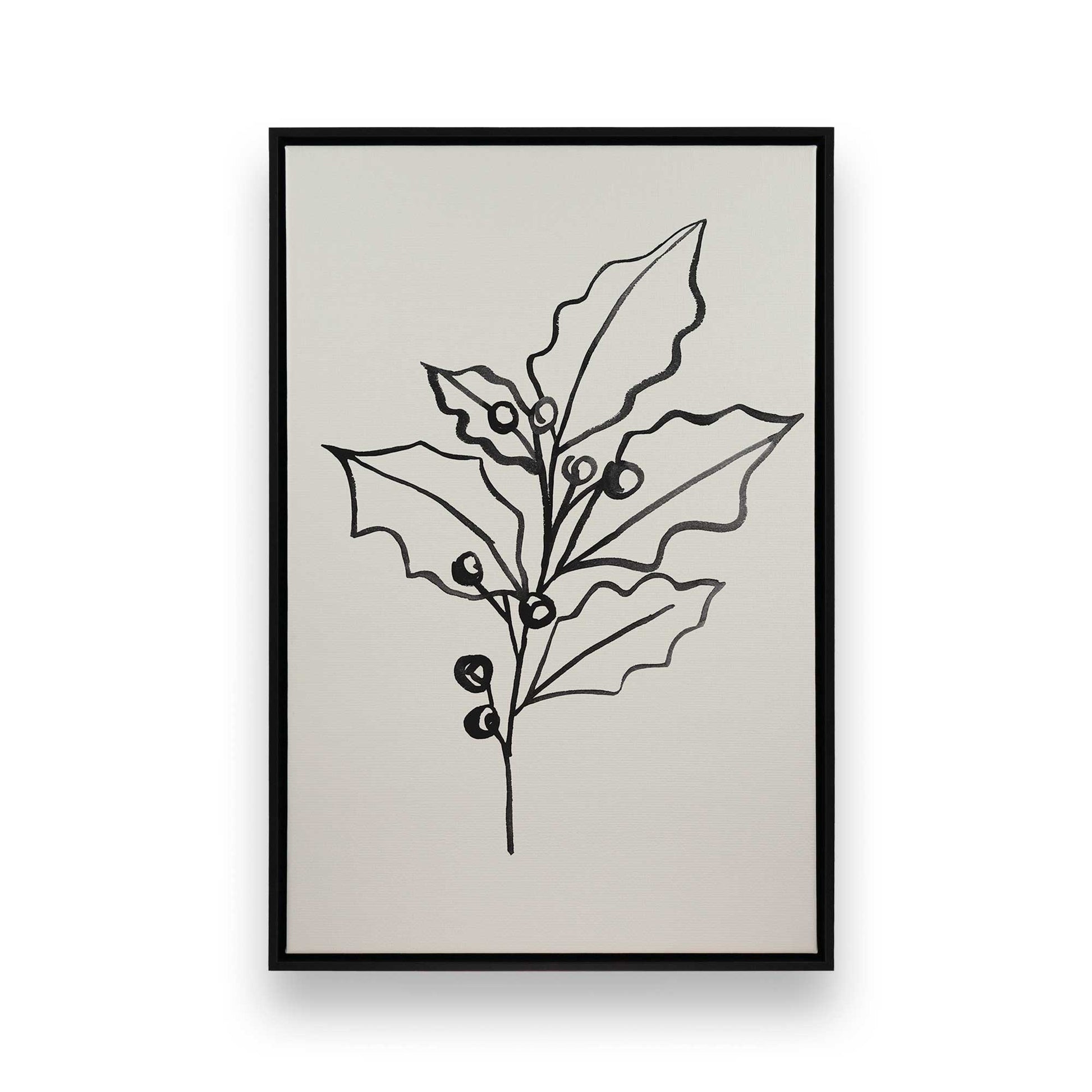 [Color:Satin Black], Picture of art in a Satin Black frame