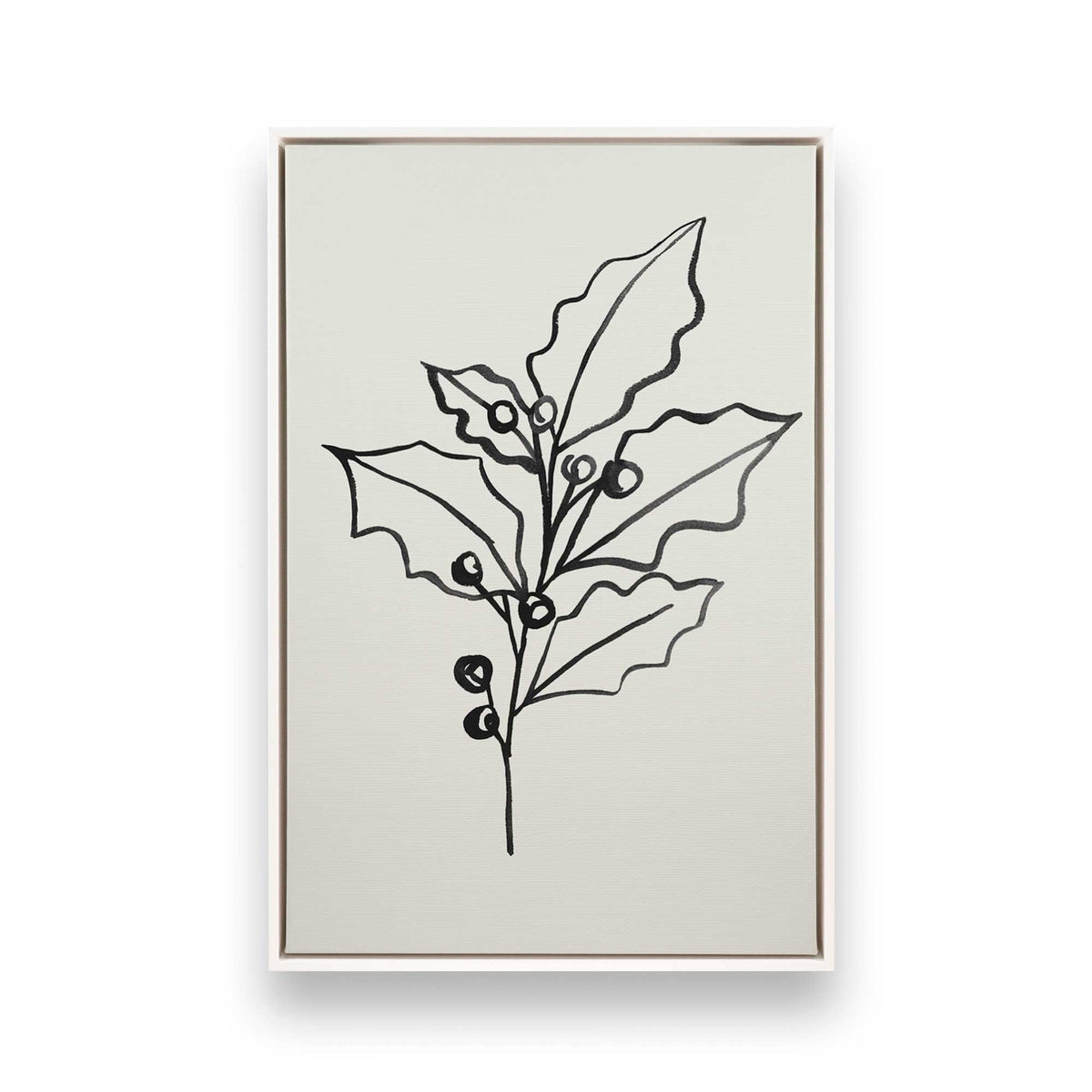 [Color:Opaque White], Picture of art in a White frame