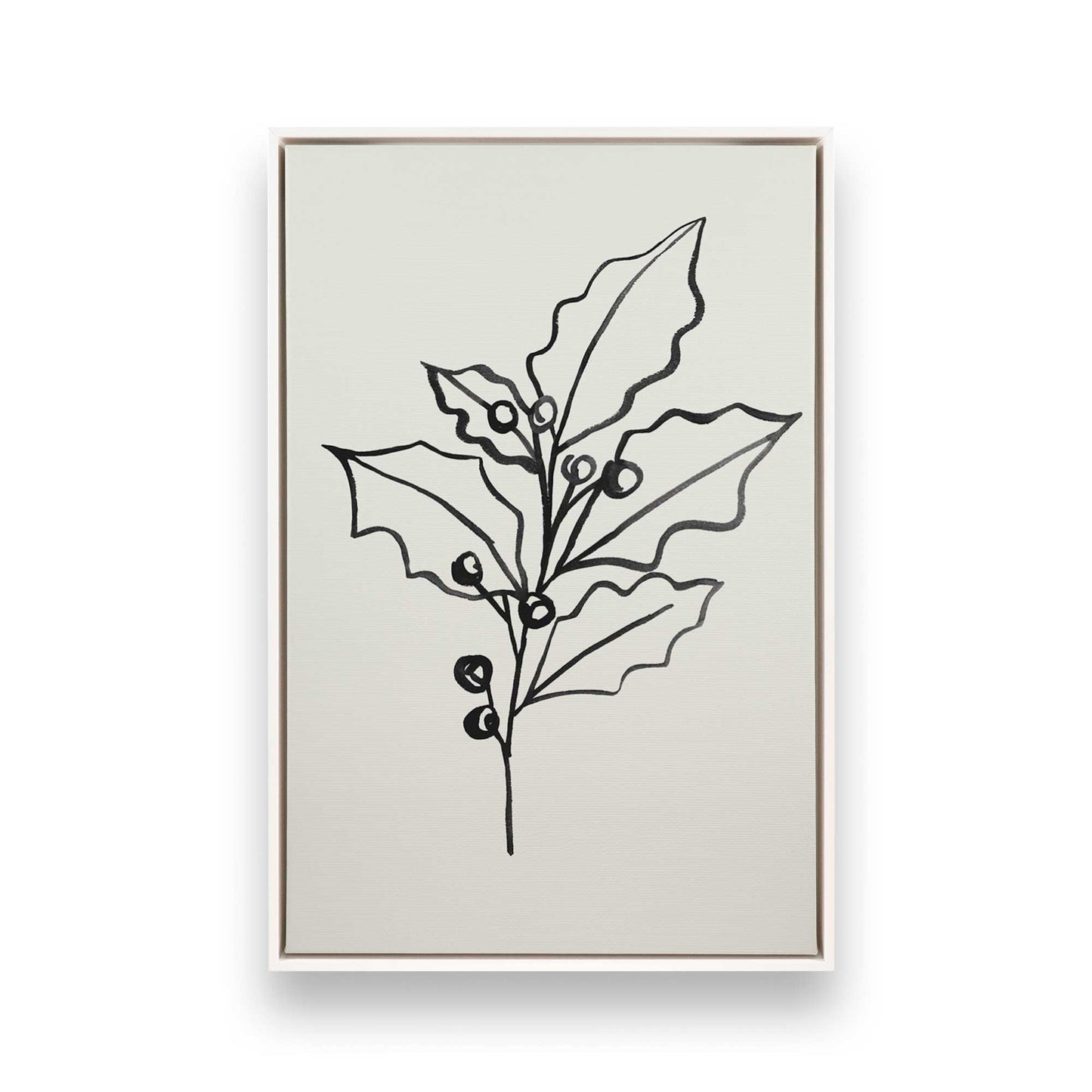 [Color:Opaque White], Picture of art in a White frame
