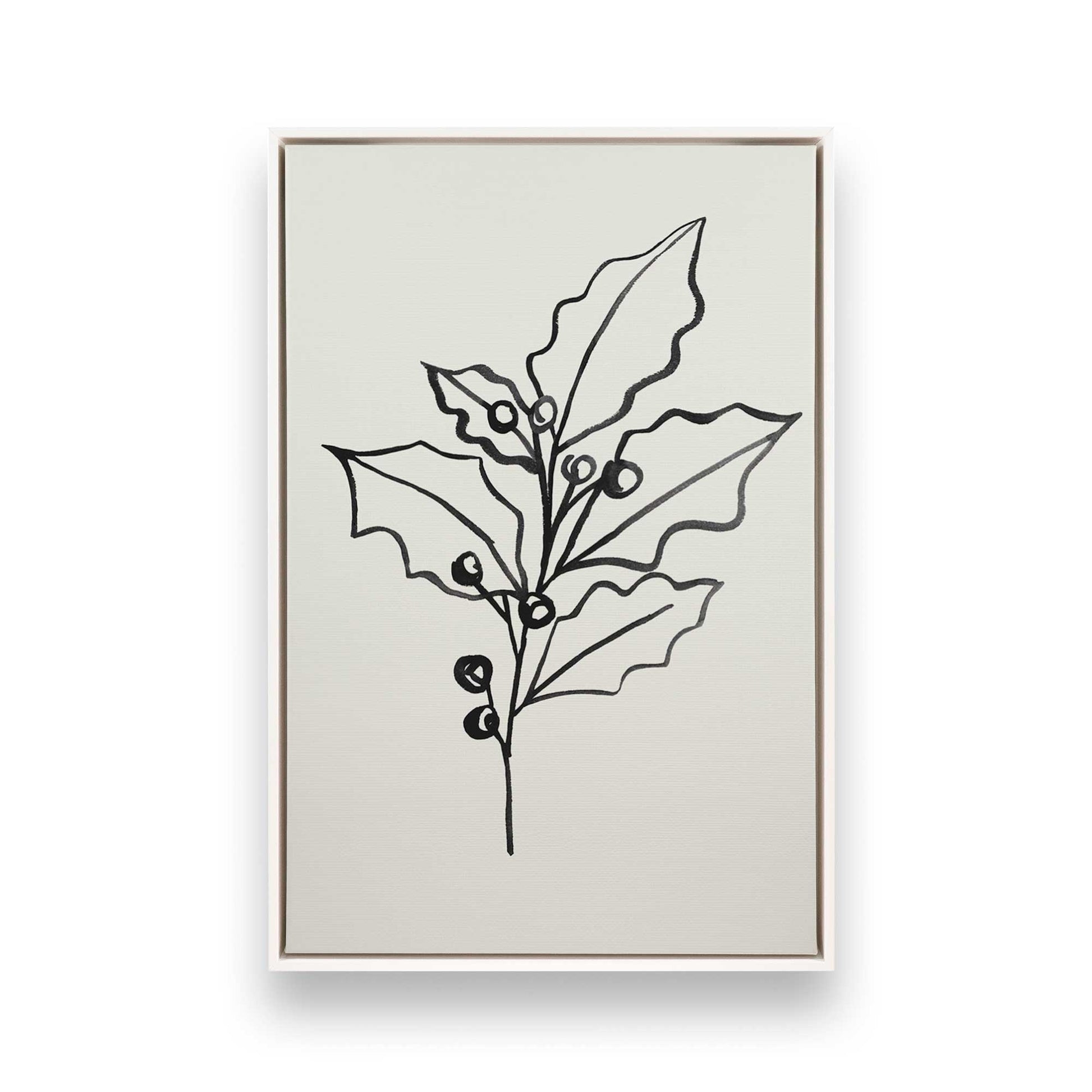 [Color:Opaque White], Picture of art in a White frame