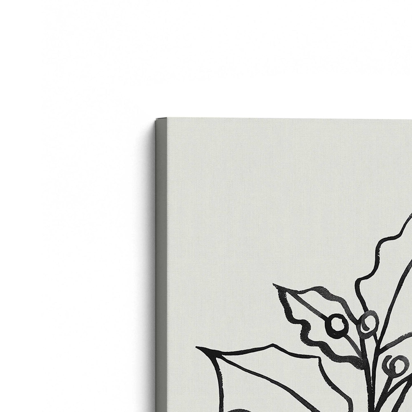 [Color:Stretched Canvas], Picture of the corner of the art