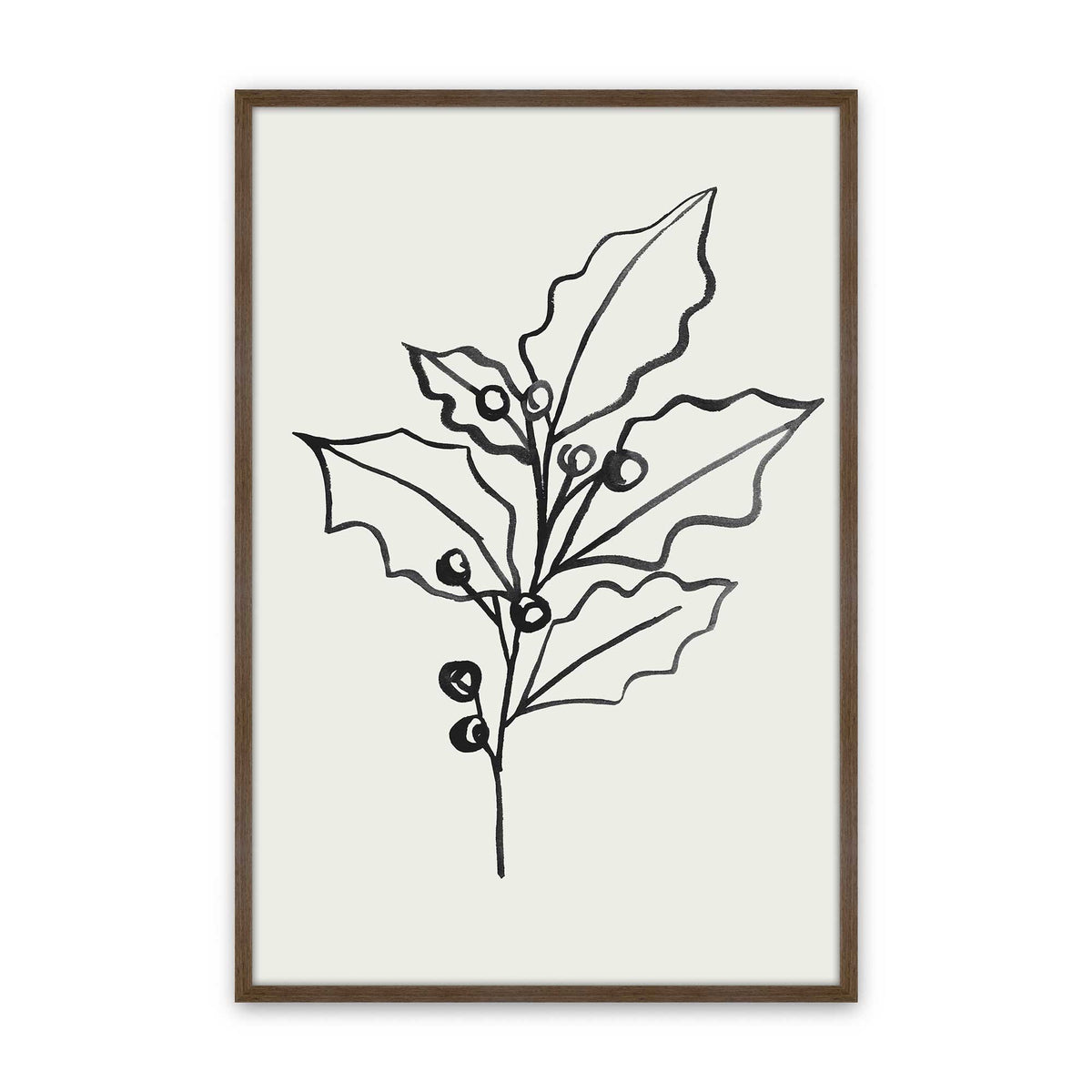 [Color:Walnut], Picture of art in a Walnut frame