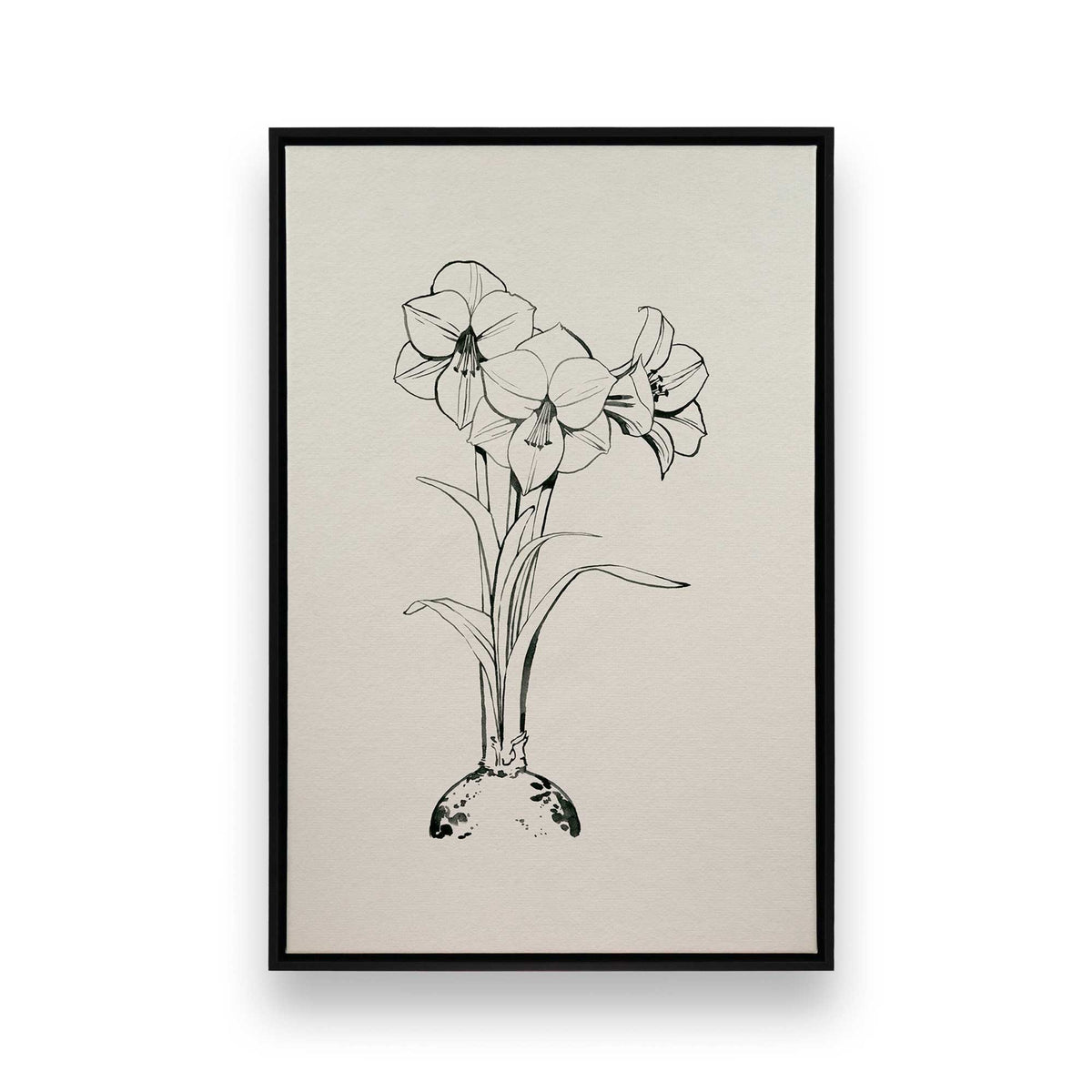 [Color:Satin Black], Picture of art in a Satin Black frame