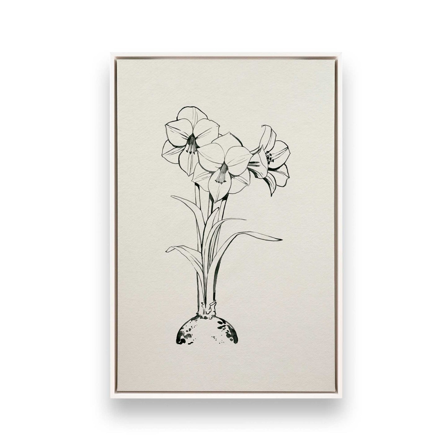 [Color:Opaque White], Picture of art in a White frame