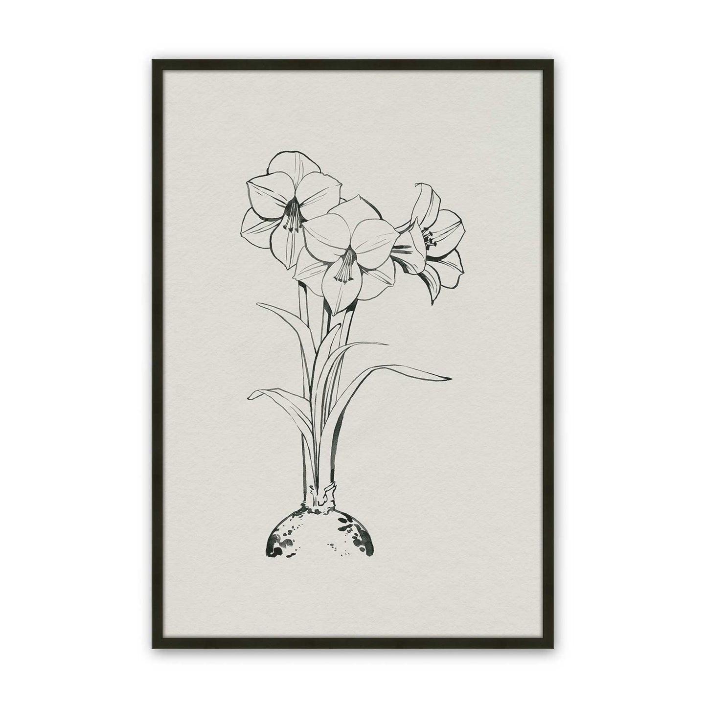 [Color:Satin Black], Picture of art in a Satin Black frame