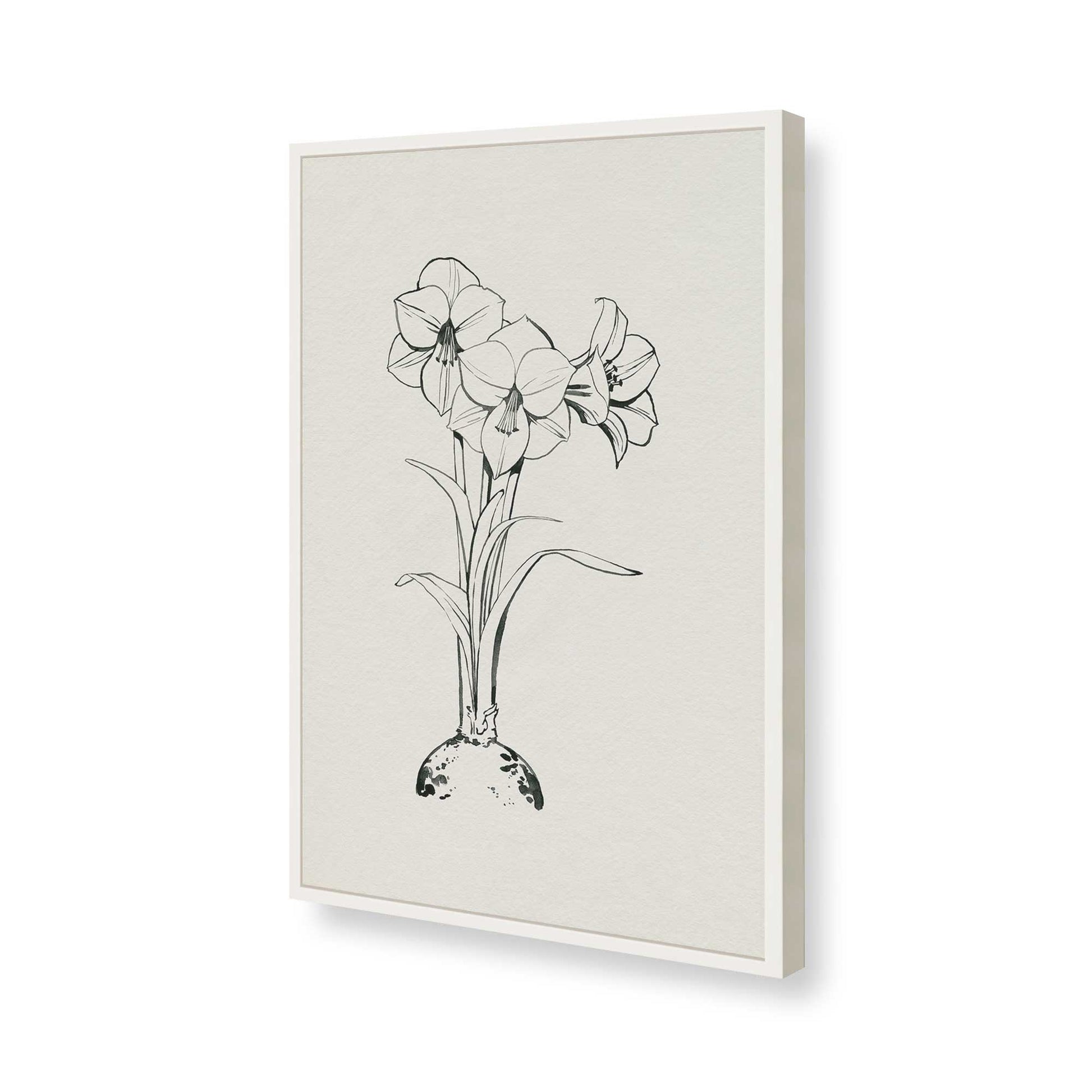 [Color:Opaque White], Picture of art in a Opaque White frame of the corner