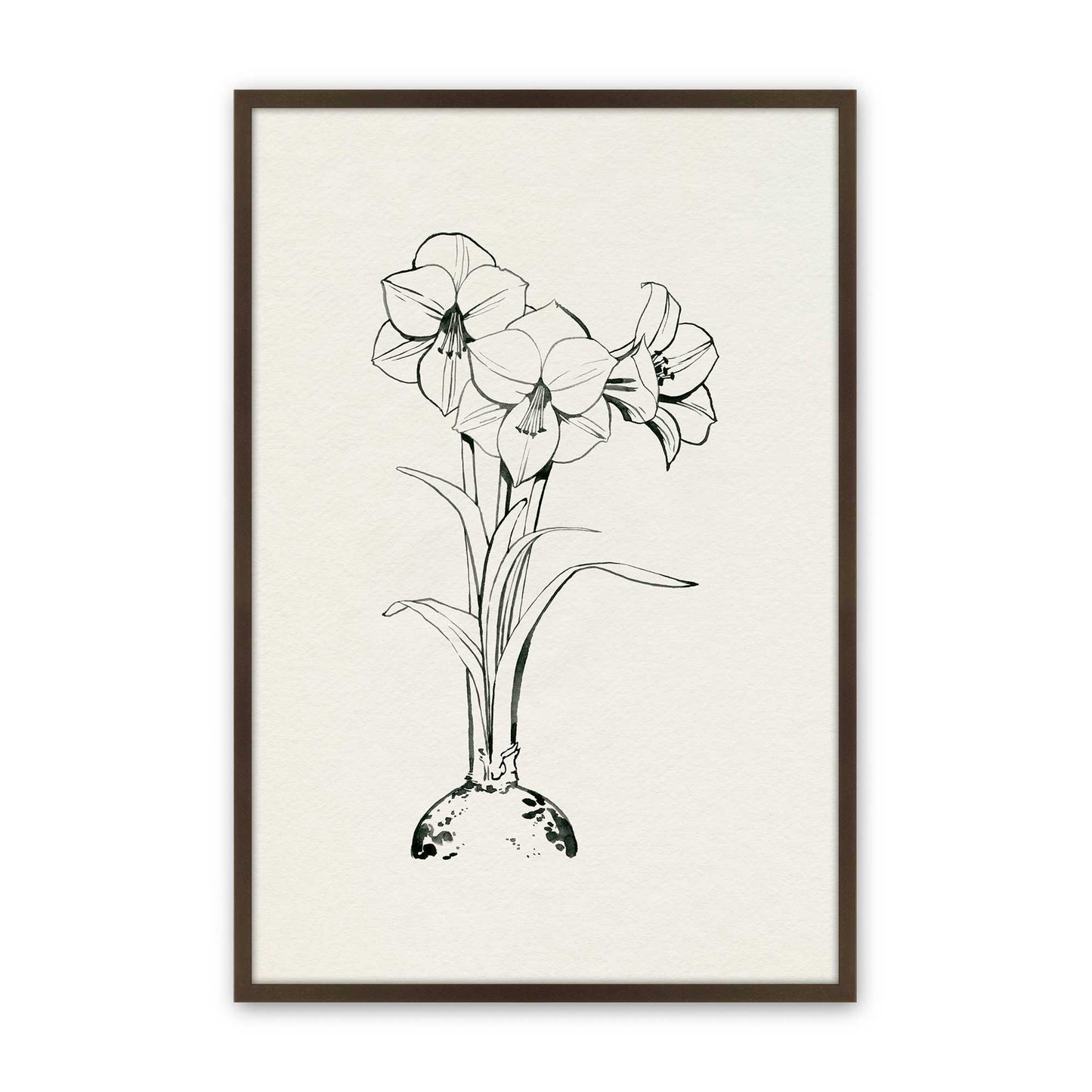 [Color:Brown], Picture of art in a Brown frame