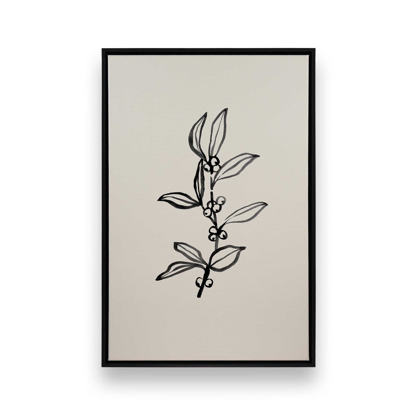 [Color:Satin Black], Picture of art in a Satin Black frame