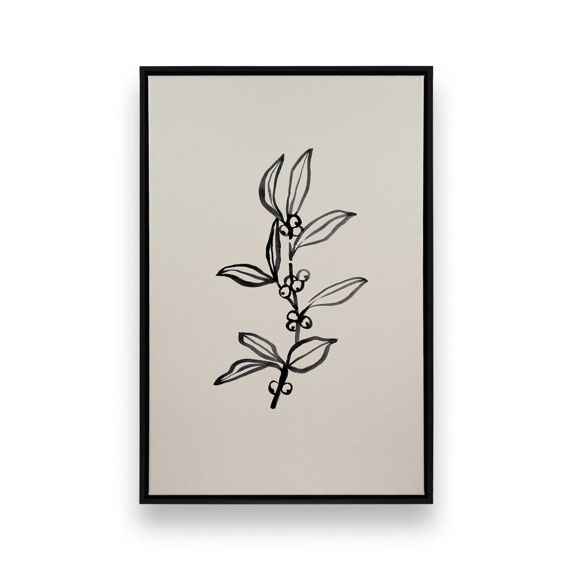 [Color:Satin Black], Picture of art in a Satin Black frame
