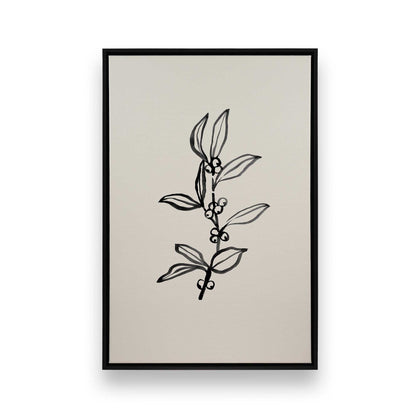 [Color:Satin Black], Picture of art in a Satin Black frame