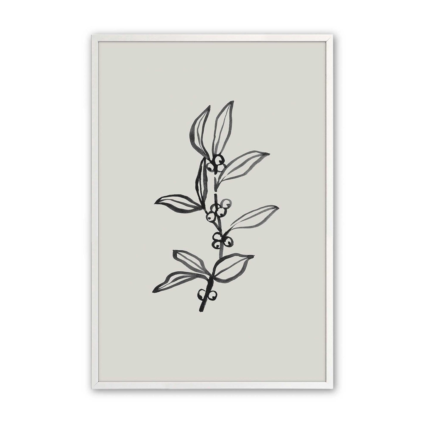 [Color:Opaque White], Picture of art in a Opaque White frame