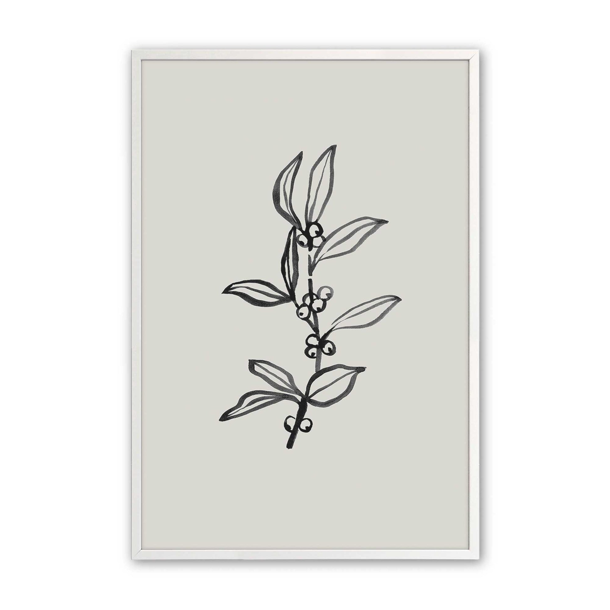 [Color:Opaque White], Picture of art in a Opaque White frame