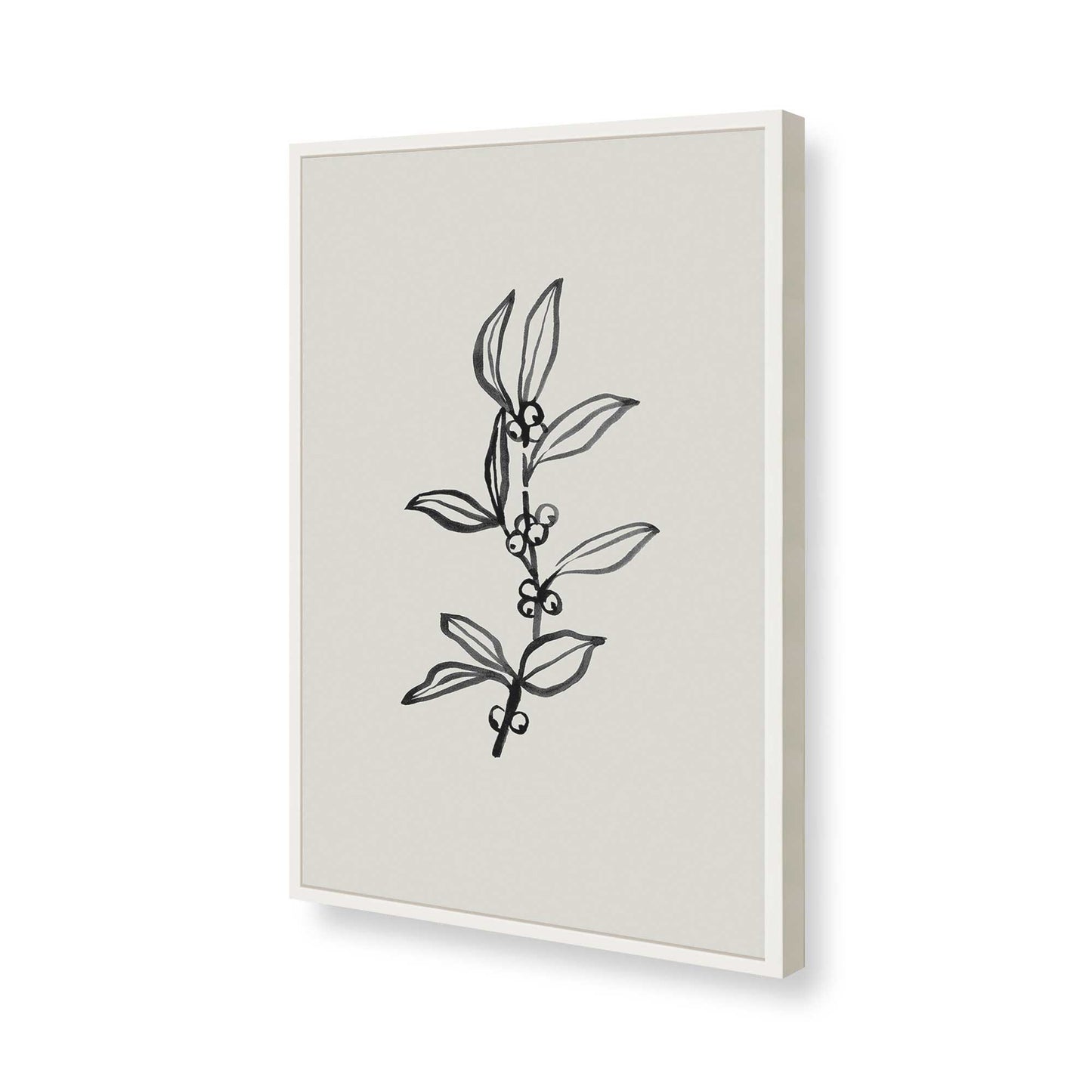 [Color:Opaque White], Picture of art in a Opaque White frame of the corner