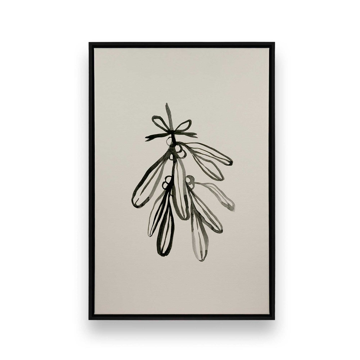 [Color:Satin Black], Picture of art in a Satin Black frame