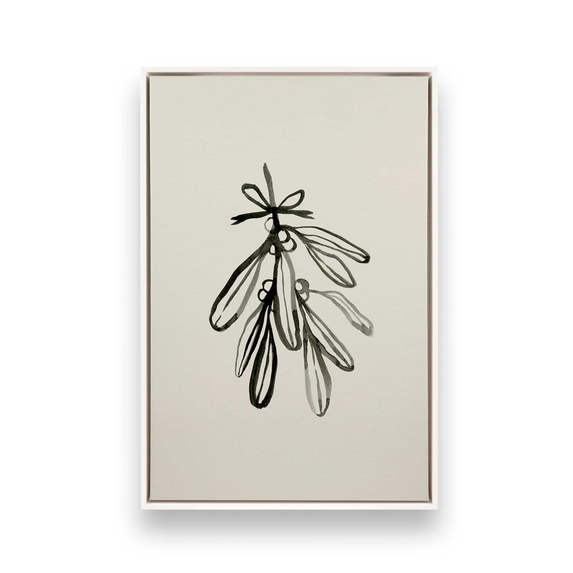 [Color:Opaque White], Picture of art in a White frame